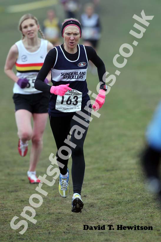 No 163, Senior Womens, North East Harrier League, Wrekerton, Gateshead.